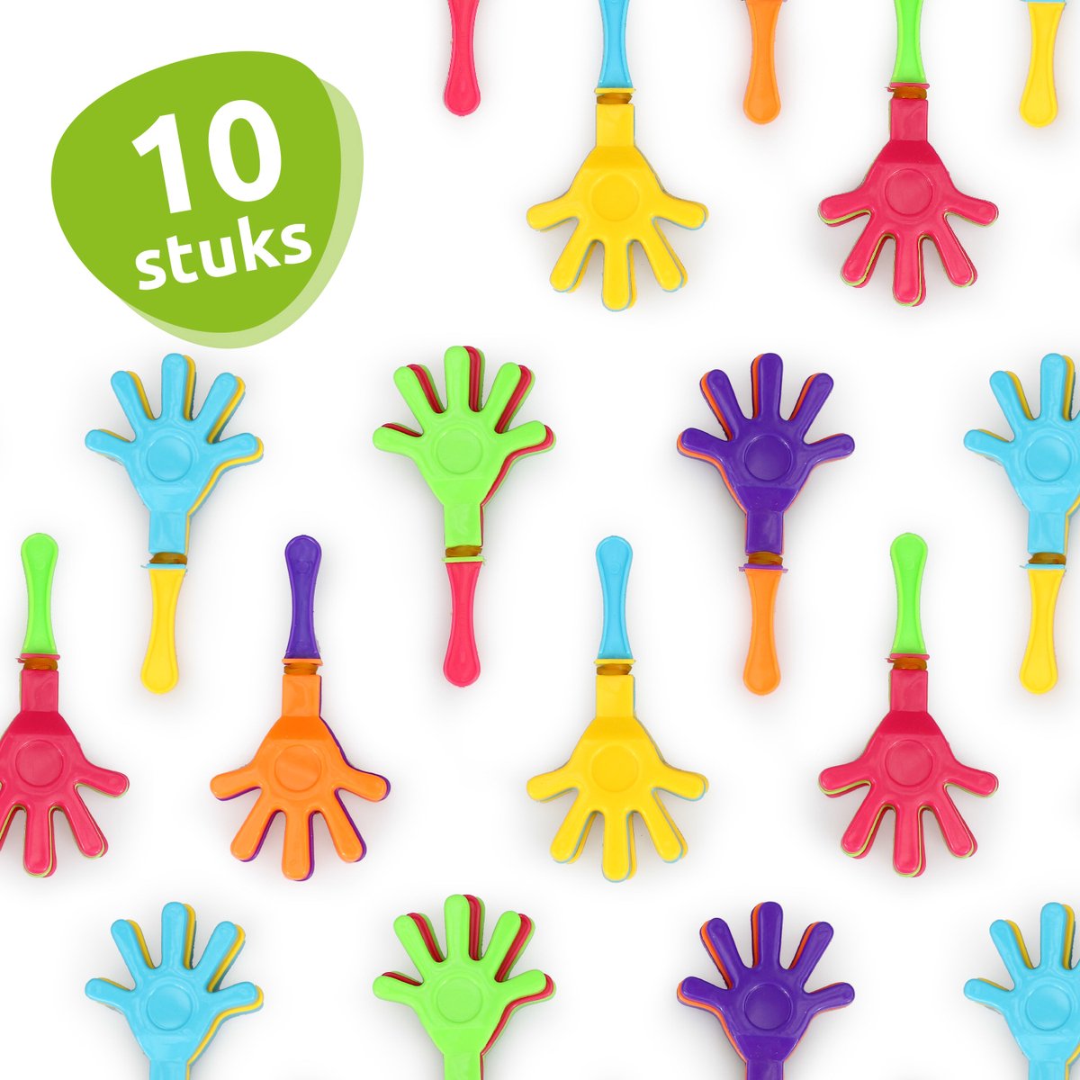 Isas Friends® - Uitdeelcadeaus Klaphandjes Mini - 10 stuks - Traktatie - Uitdeelcadeautjes voor Kinderen